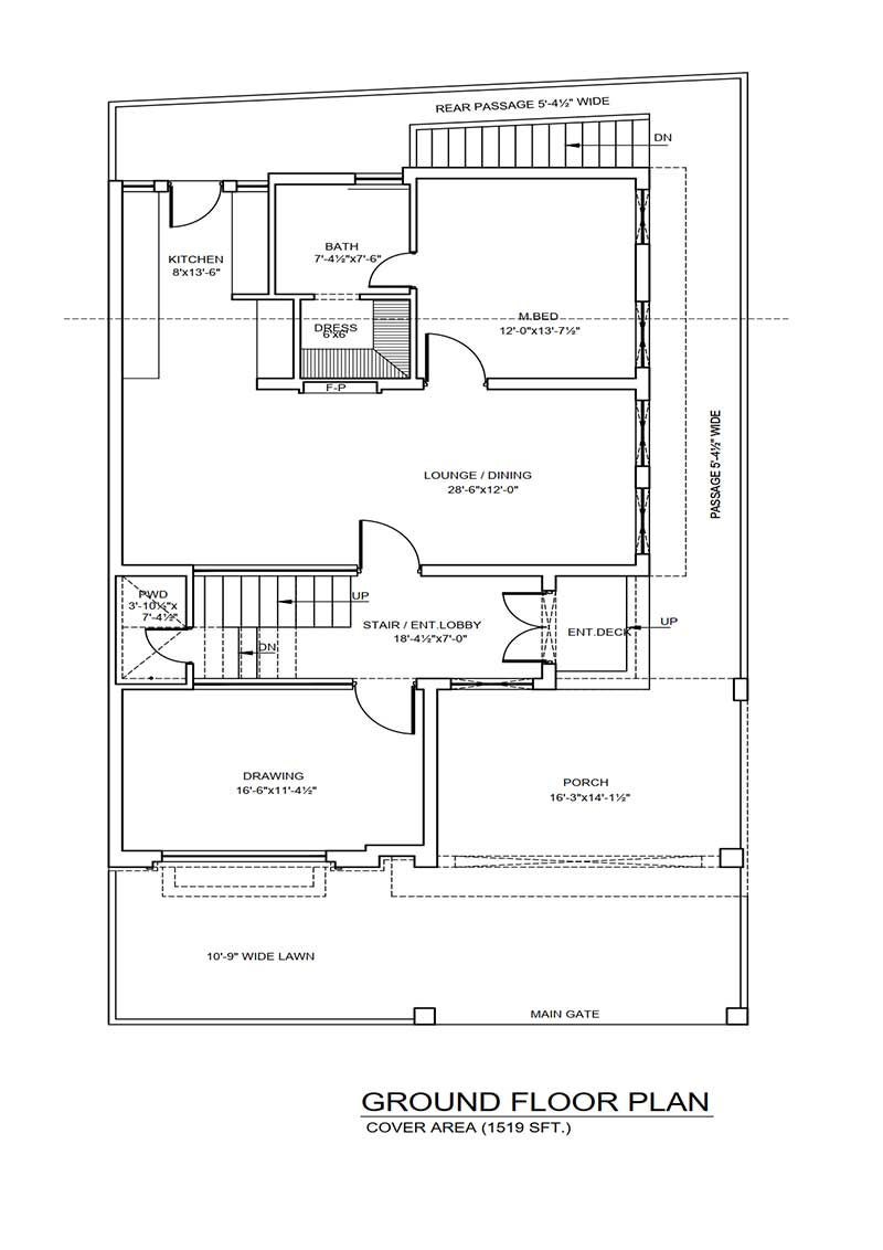 10 Marla House Map Design Plan Layout Vrogue co